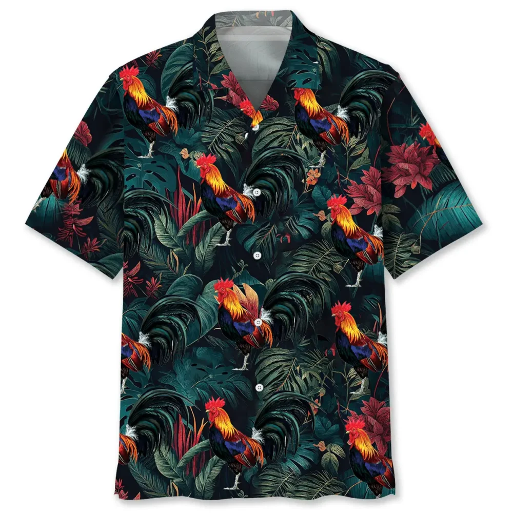 Rooster Tropical Hawaiian Shirt BS2763162 - Been Store