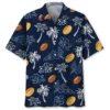 Rugby Blue Hibiscus Hawaiian Shirt BS2763947 - Been Store