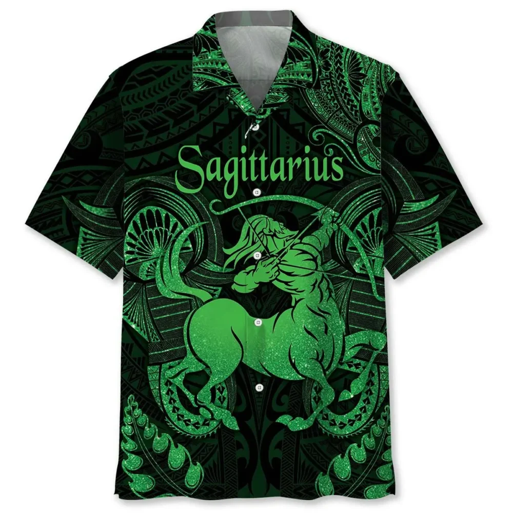 Sagittarius Zodiac Polynesian Hawaiian Shirt BS2763177 - Been Store