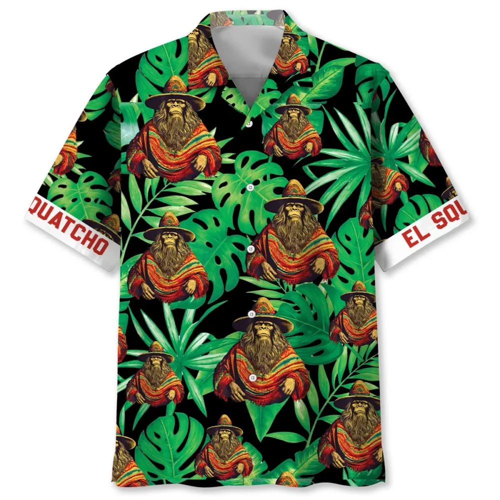 Sasquatch Poncho Hawaiian Shirt BS2763408 - Been Store