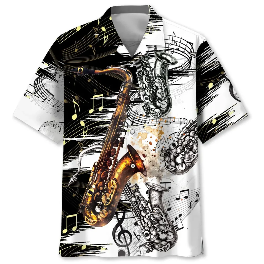 Saxophone Art Hawaiian Shirt BS2763998 - Been Store
