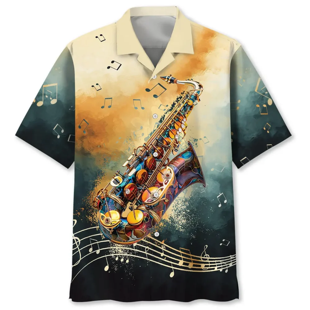 Saxophone Vintage Hawaiian Shirt BS2763997 - Been Store