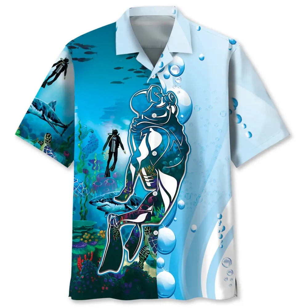 Scuba Diving Discovery Ocean Hawaiian Shirt BS2763405 - Been Store