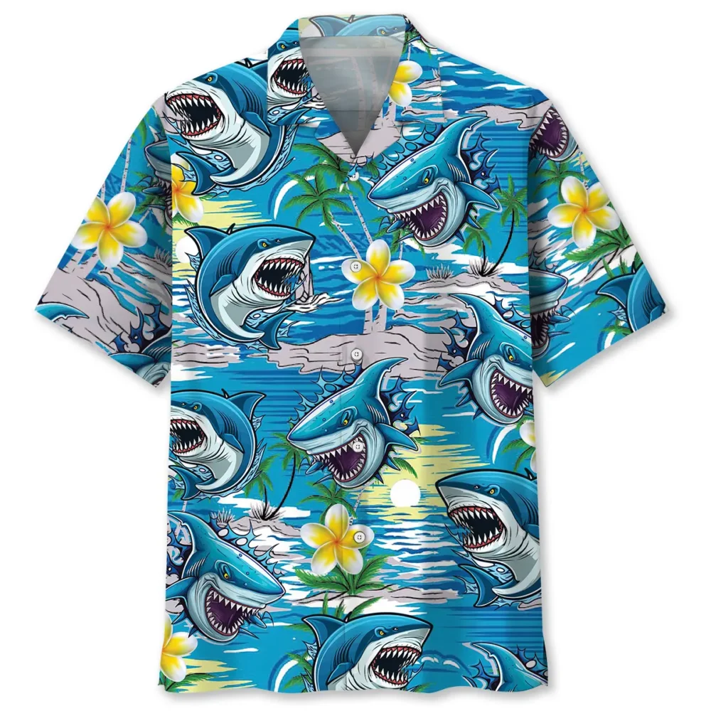 Shark Aloha Hawaiian Shirt BS2763024 - Been Store