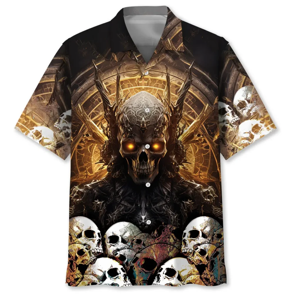 Skull King Hawaiian Shirt BS2763155 - Been Store