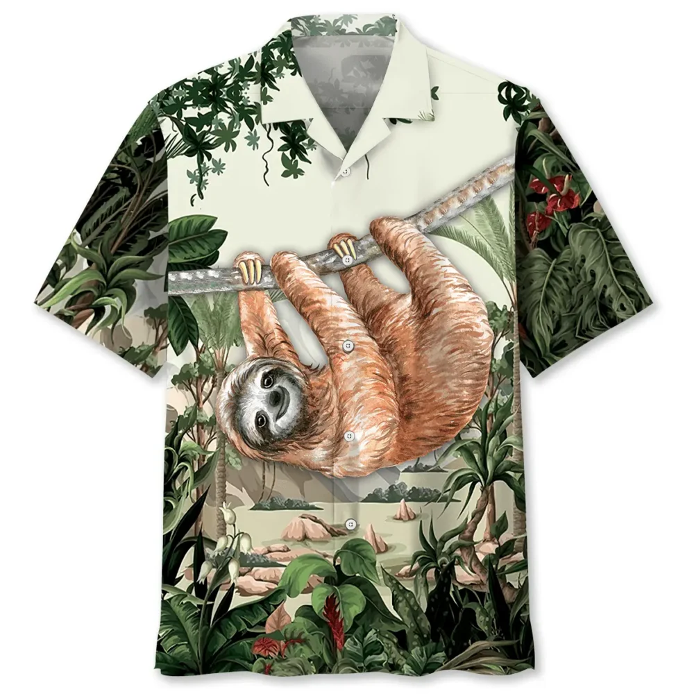 Sloth Jungle Hawaiian Shirt BS2763142 - Been Store
