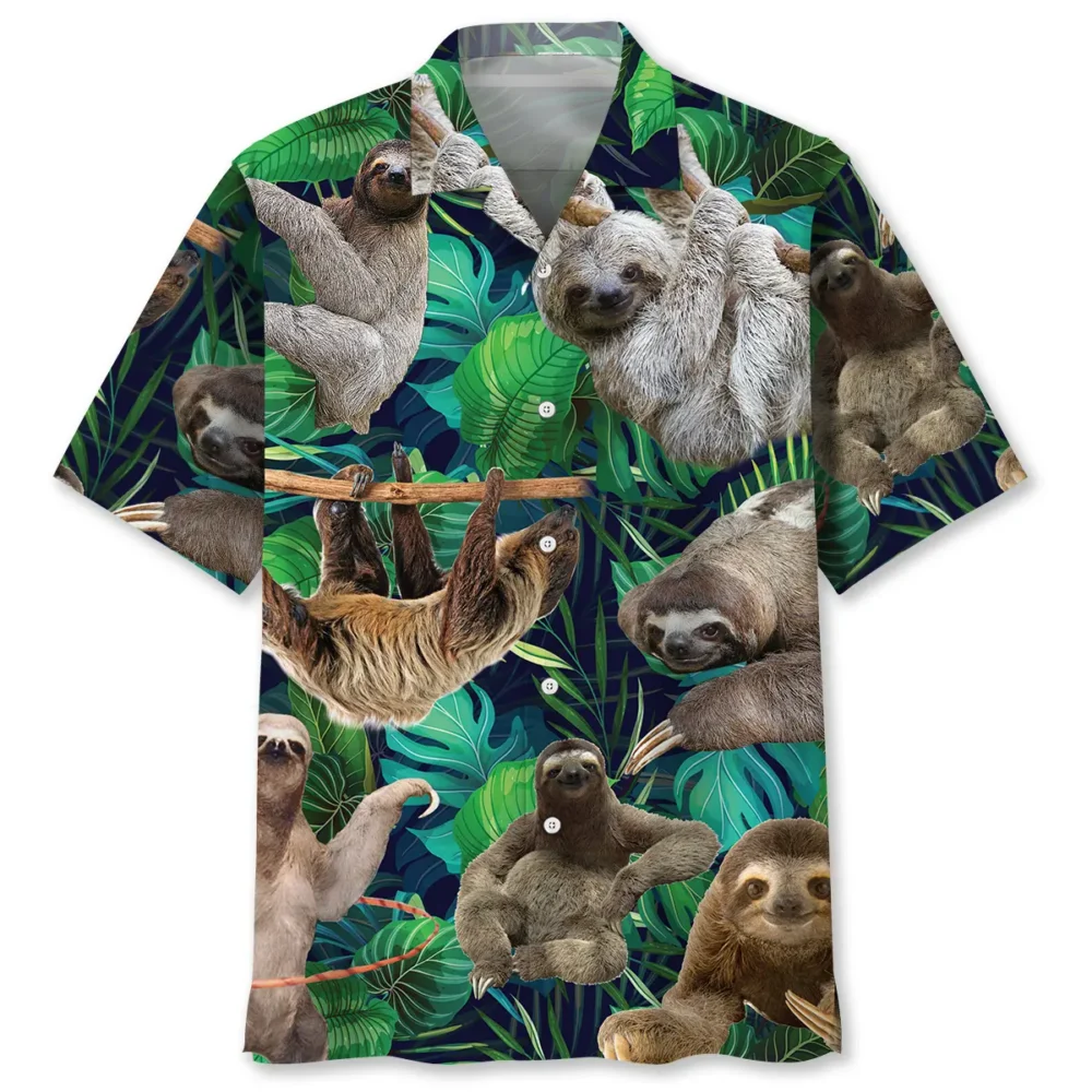 Sloth Tropical Hawaiian Shirt BS2763140 - Been Store