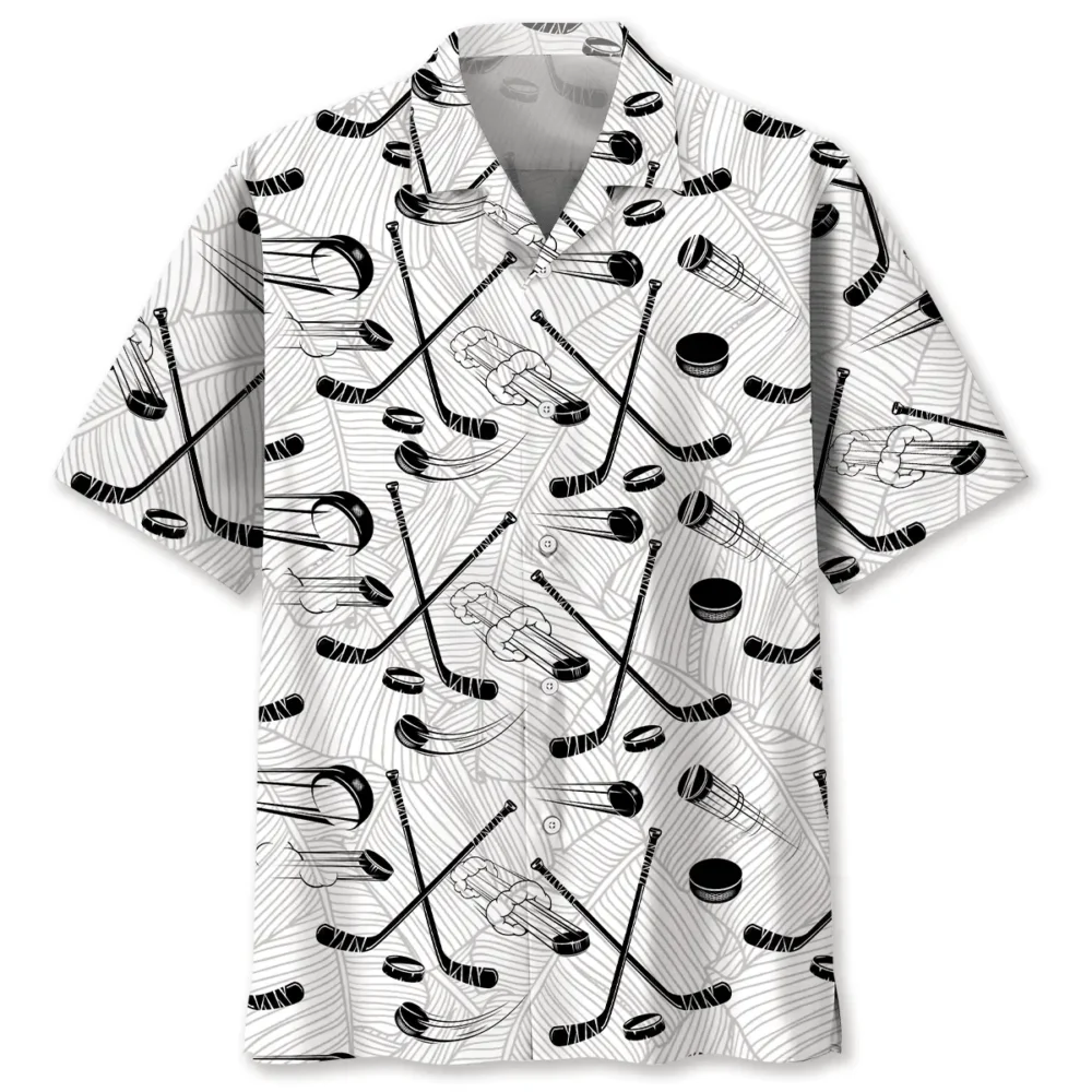 Some Men Are Just Born With Hockey In Their Soul Hawaiian Shirt BS2763981 - Been Store