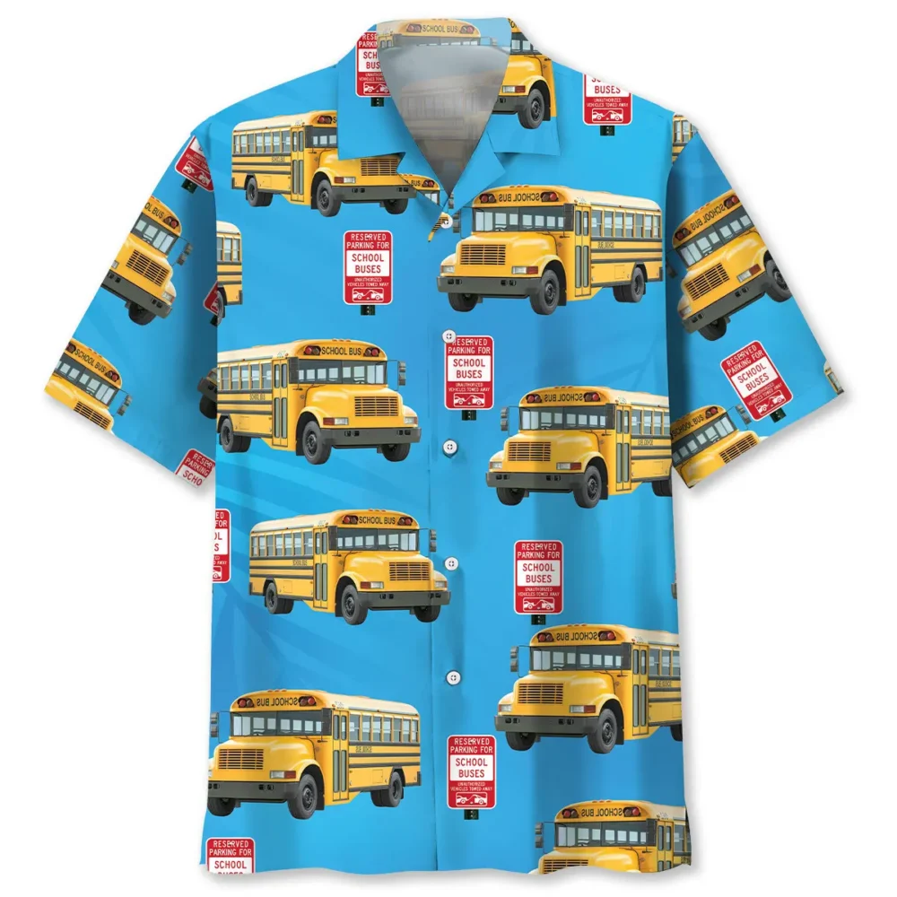 Stop School Bus Hawaiian Shirt BS2763457 - Been Store