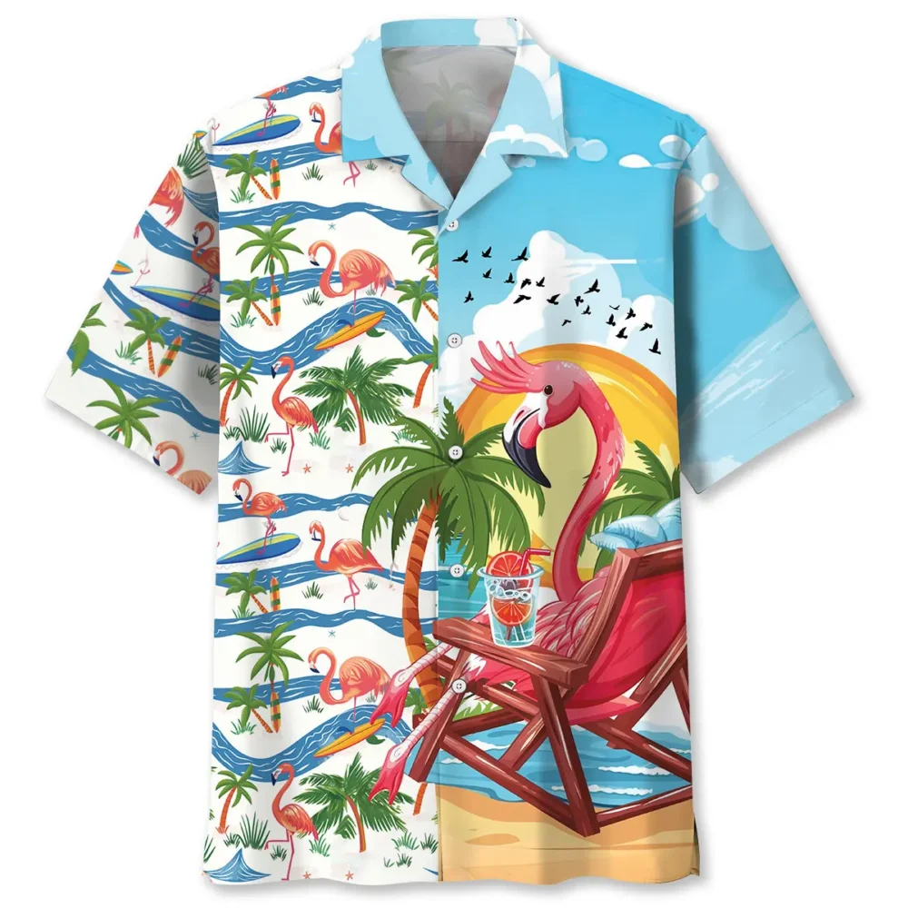 Summer Vacation Flamingo Hawaiian Shirt BS2763456 - Been Store