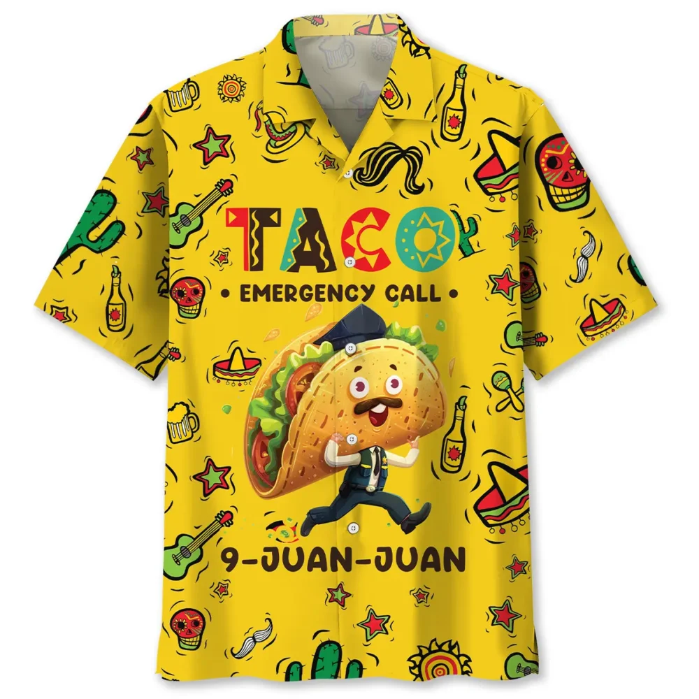 Taco Emergency Call Hawaiian Shirt BS2763573 - Been Store