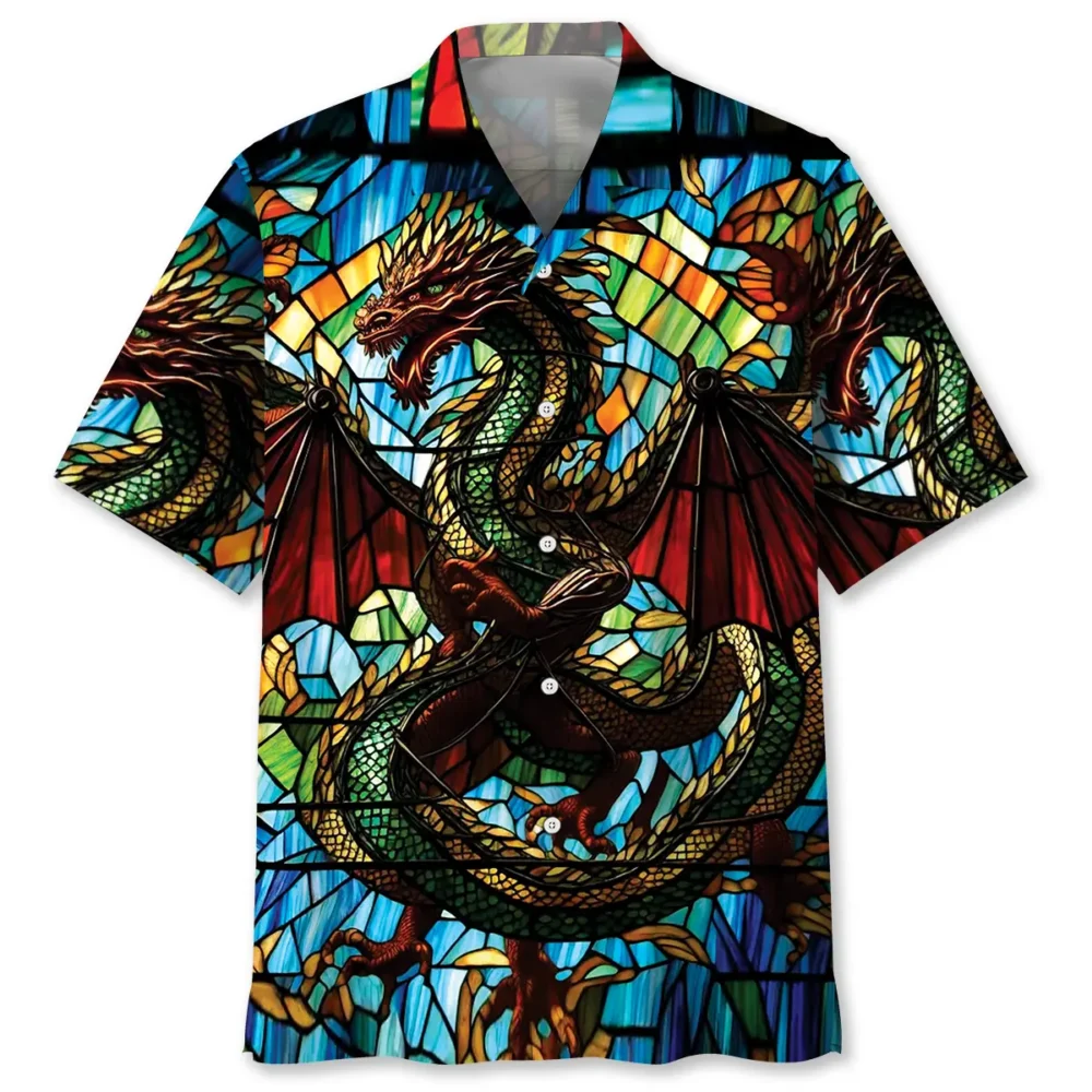 Temple Of Dragon Suncatcher Hawaiian Shirt BS2763646 - Been Store