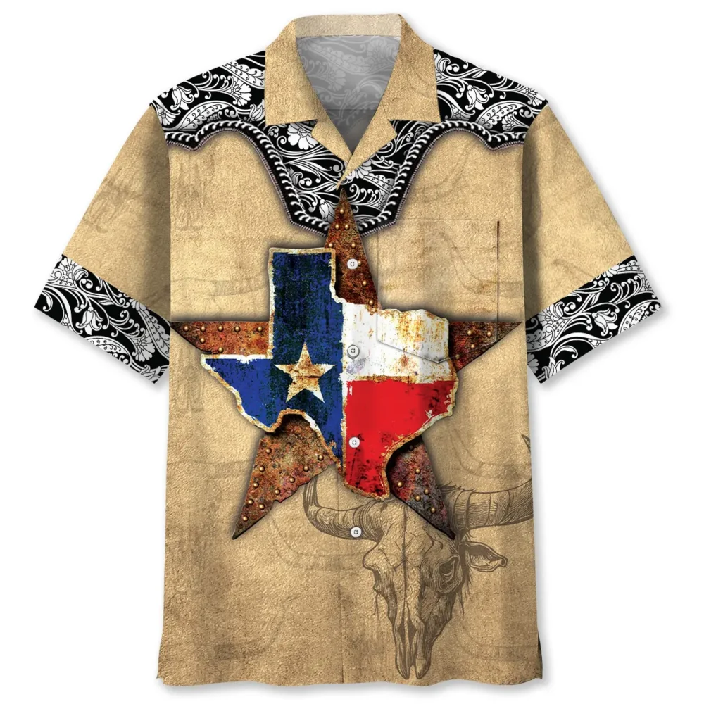Texas The Lone Star State Pocket Hawaiian Shirt BS2763660 - Been Store