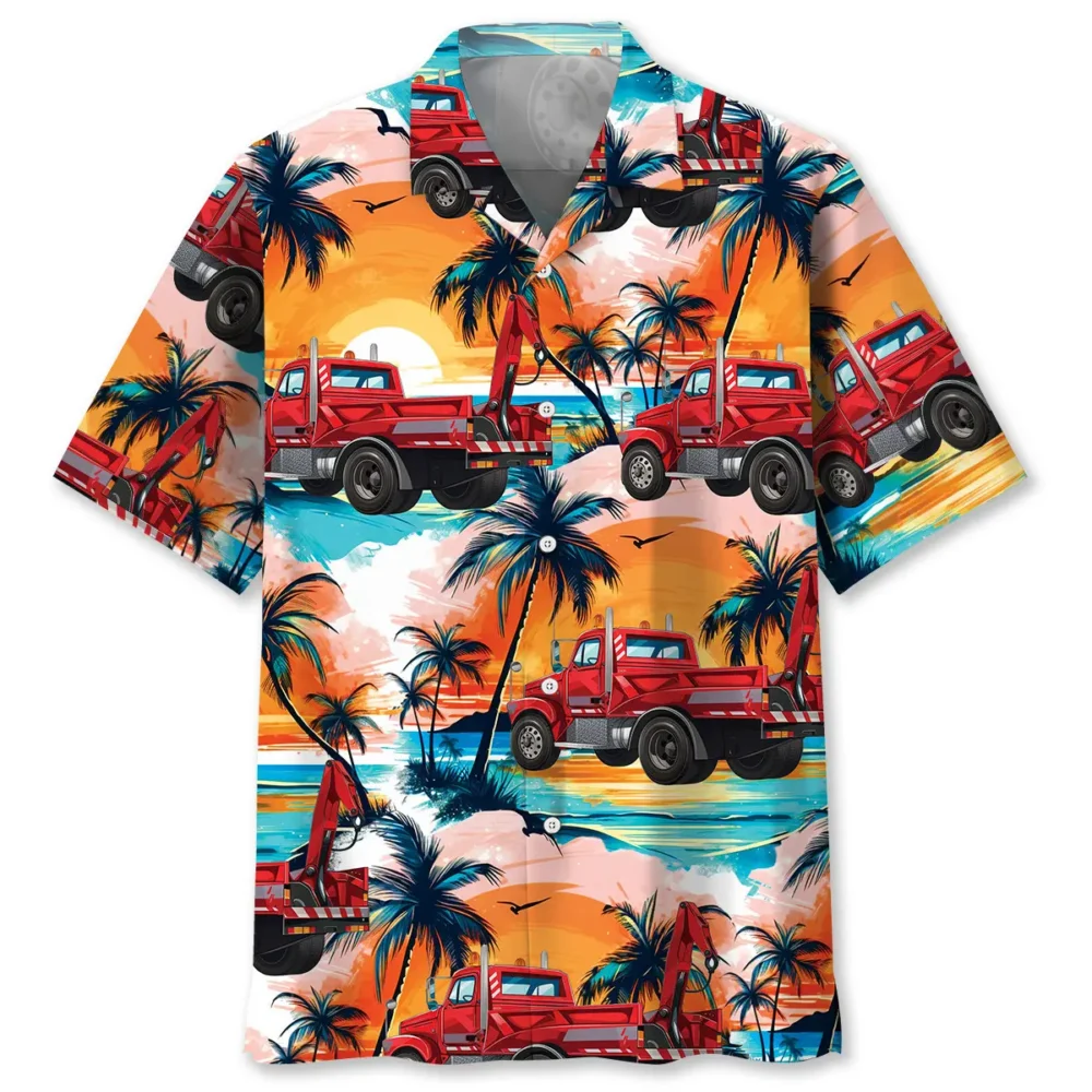 Tow Truck Operator Car Hawaiian Shirt BS2763726 - Been Store