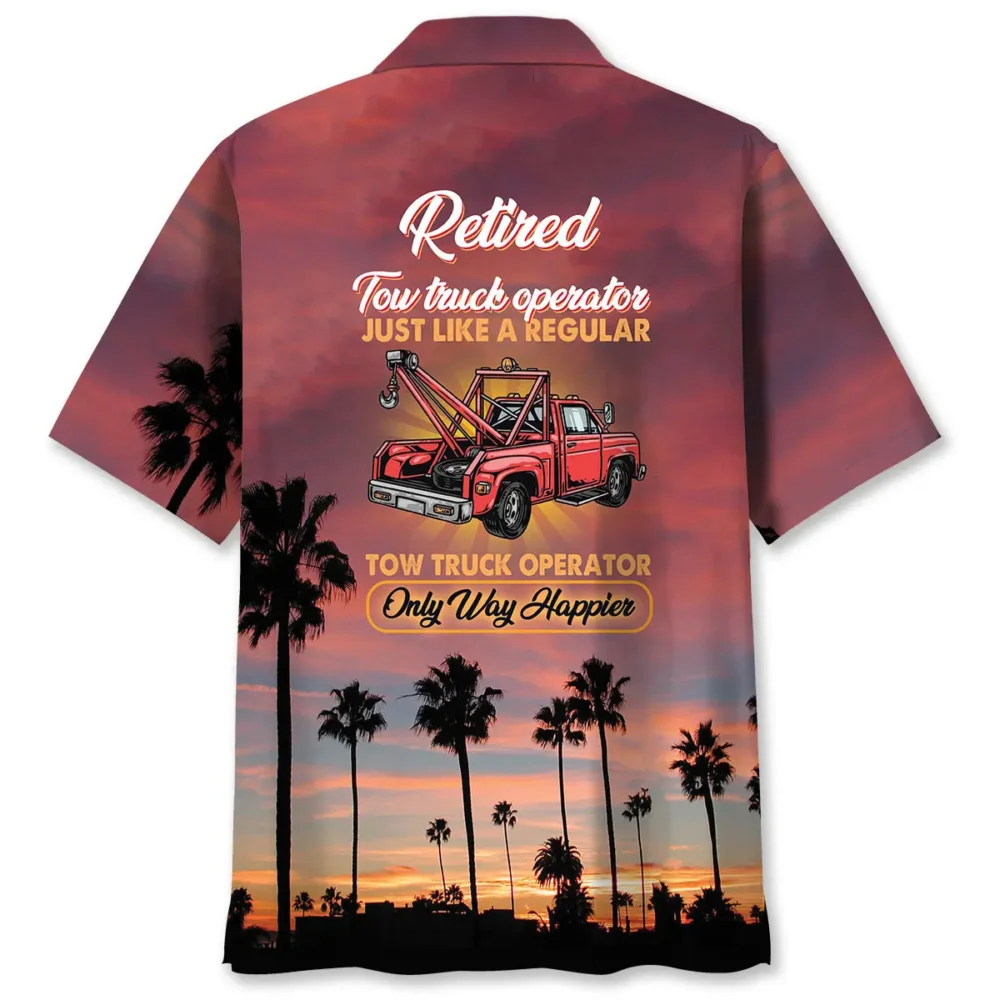 Tow Truck Operator Retirement Hawaiian Shirt BS2763725 - Been Store