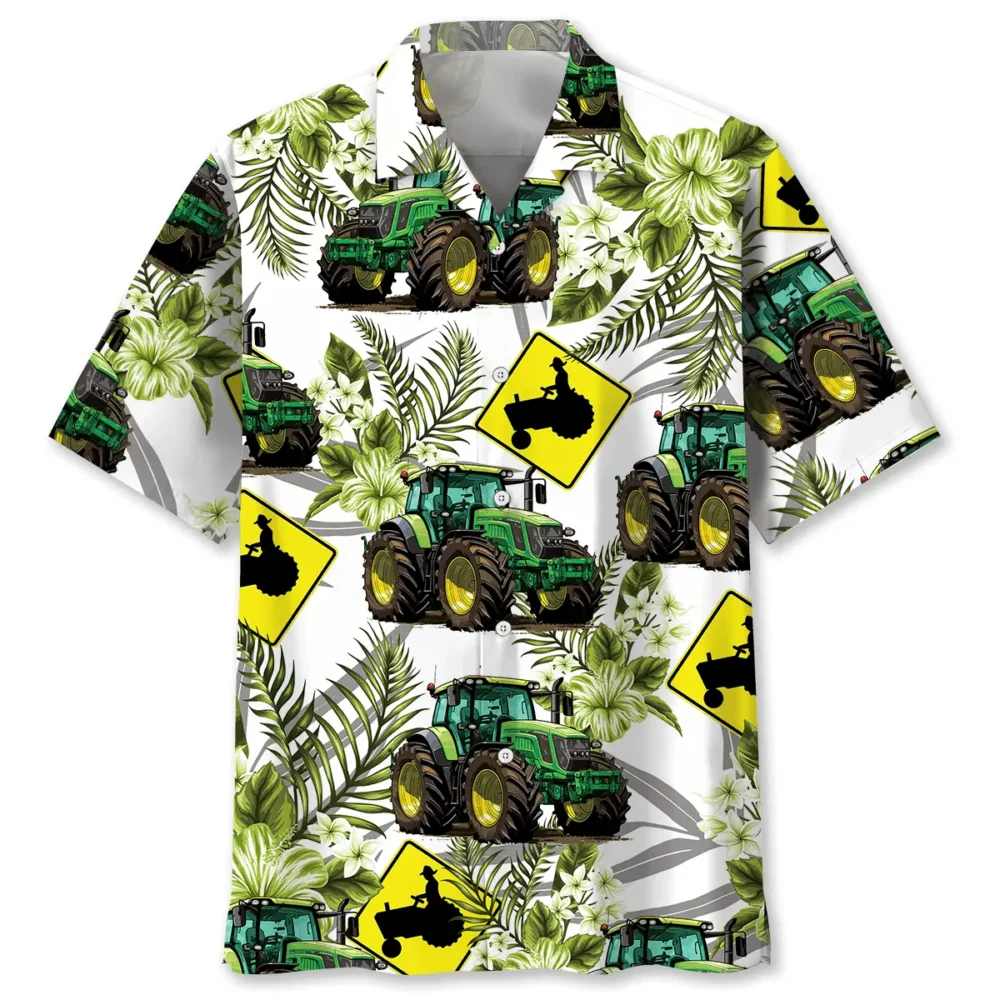 Tractor Crossing Hawaiian Shirt BS2763690 - Been Store