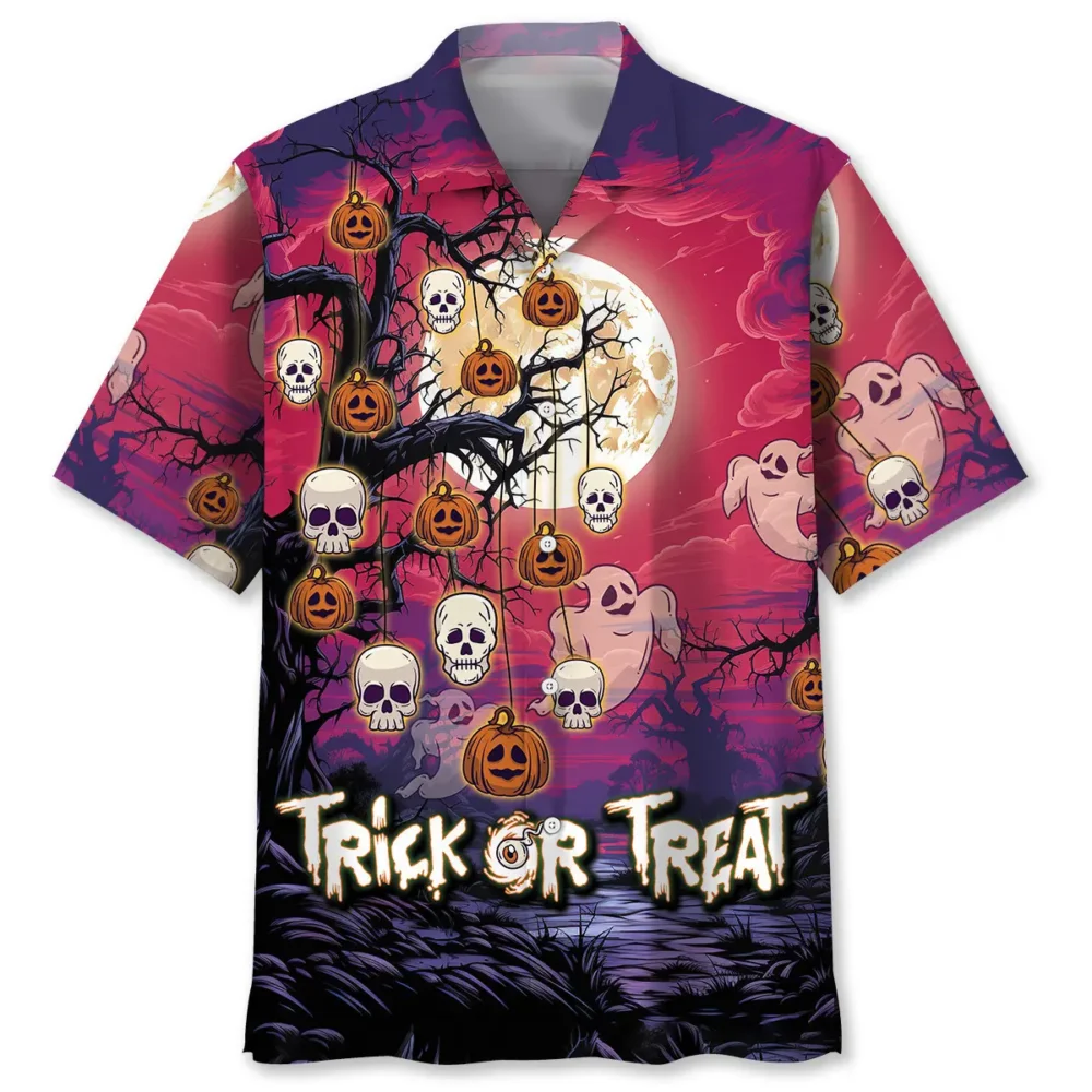 Trick Or Treat Halloween Hawaiian Shirt BS2763244 - Been Store