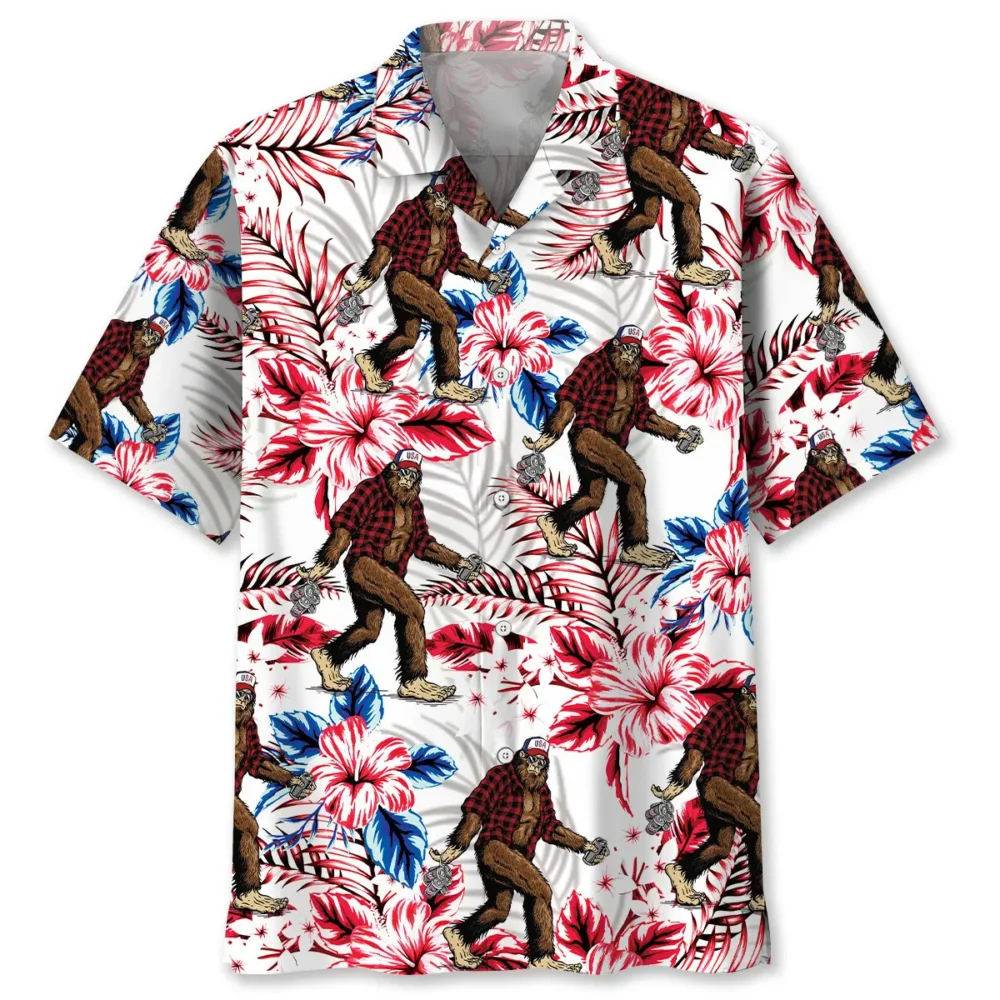 Tropical Bigfoot Hawaiian Shirt BS2763451 - Been Store