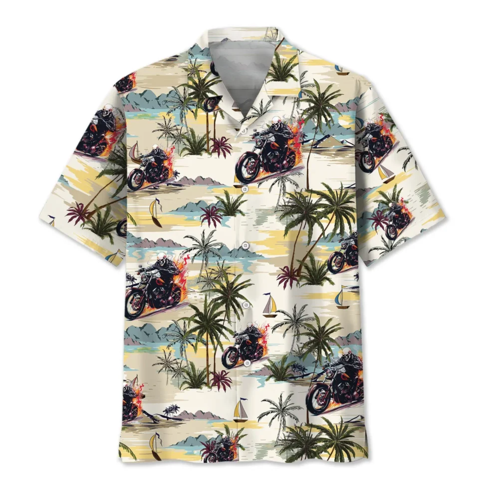 Tropical Biker Hawaiian Shirt BS2763399 - Been Store
