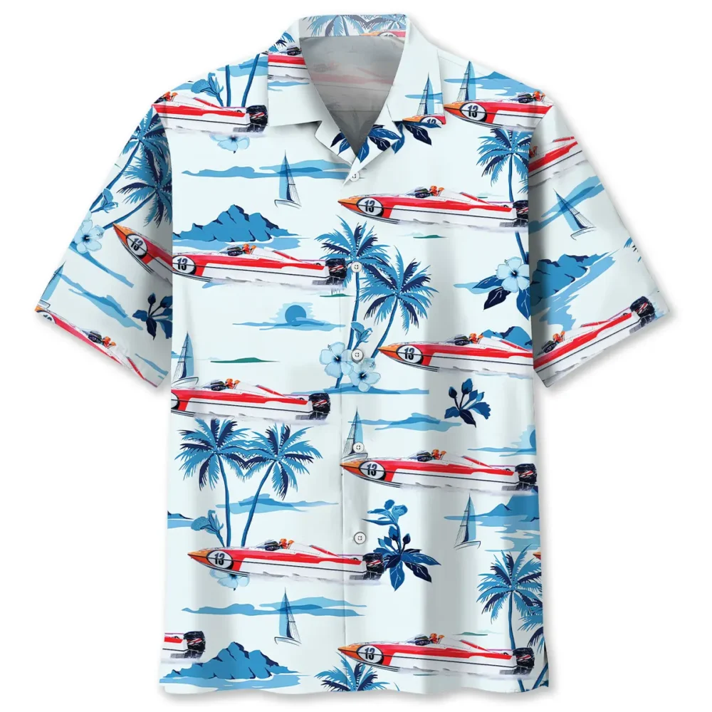 Tropical Boat Racing Hawaiian Shirt BS2763593 - Been Store