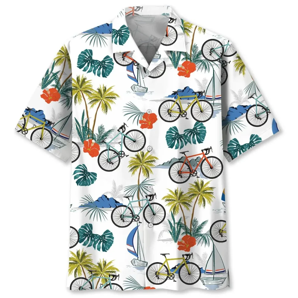 Tropical Cycling Hawaiian Shirt Men BS2763538 - Been Store