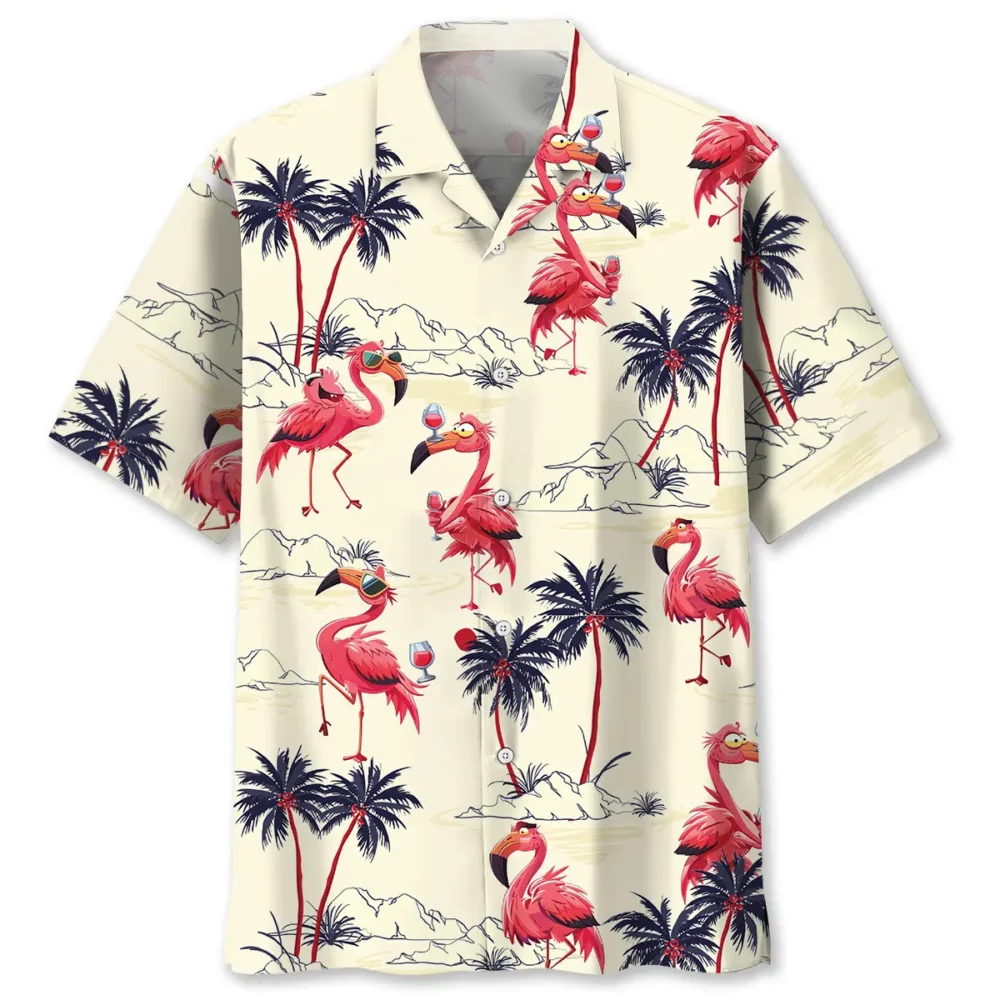 Tropical Flamingo Hawaiian Shirt BS2763463 - Been Store