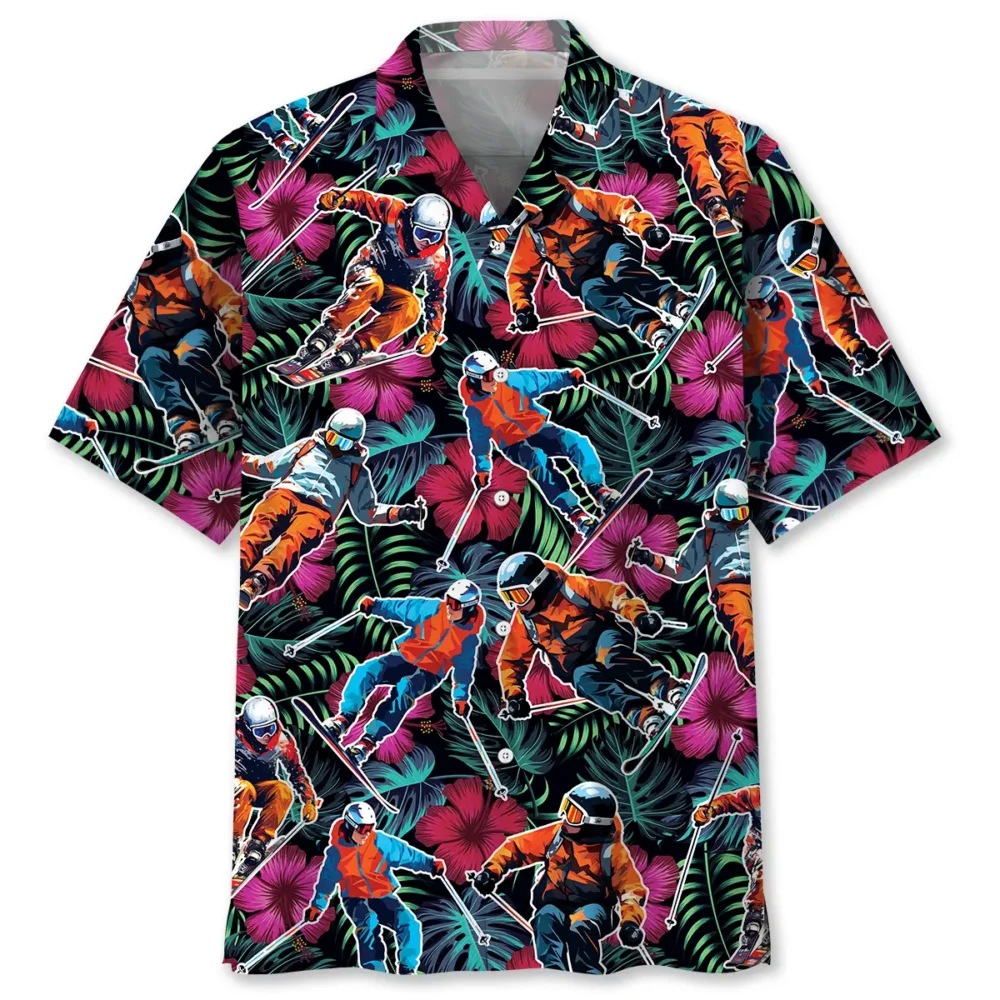 Tropical Skiing Hawaiian Shirt BS2763228 - Been Store