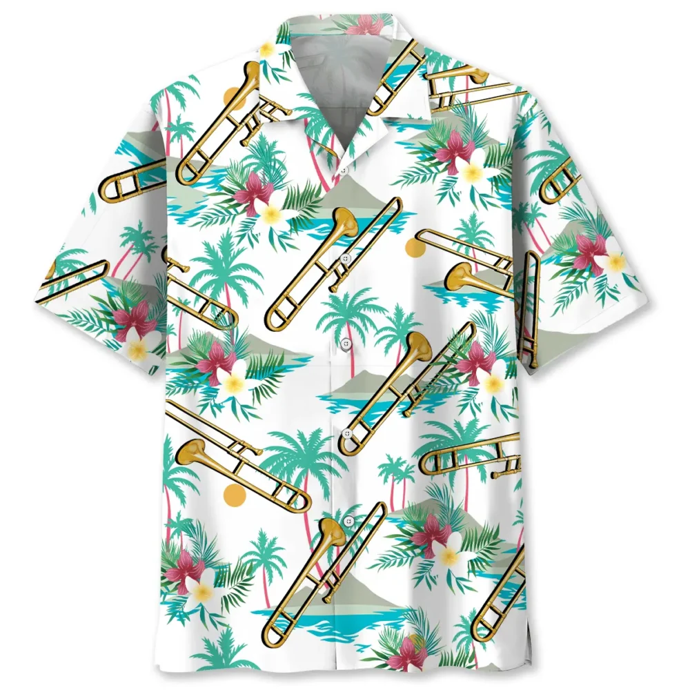 Tropical Trombone Party Hawaiian Shirt BS2763927 - Been Store