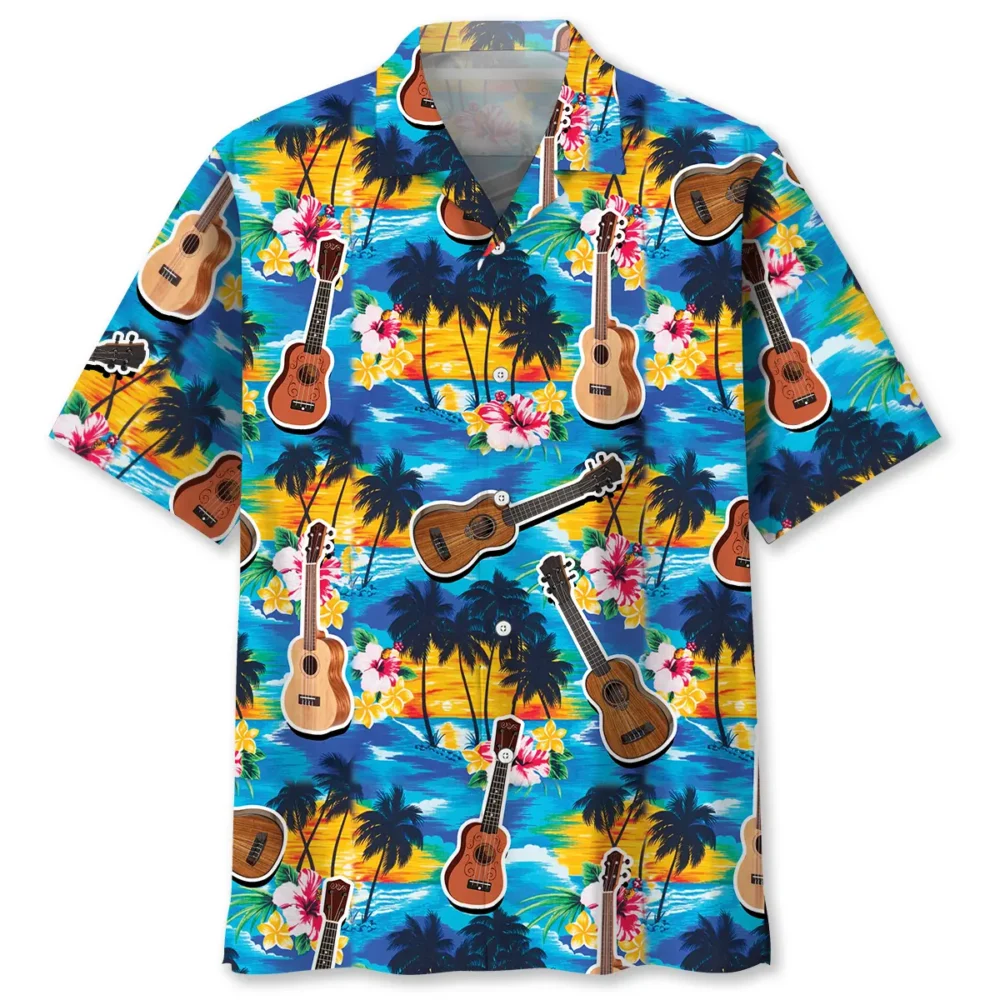 Tropical Ukulele Hawaiian Shirt BS2763112 - Been Store