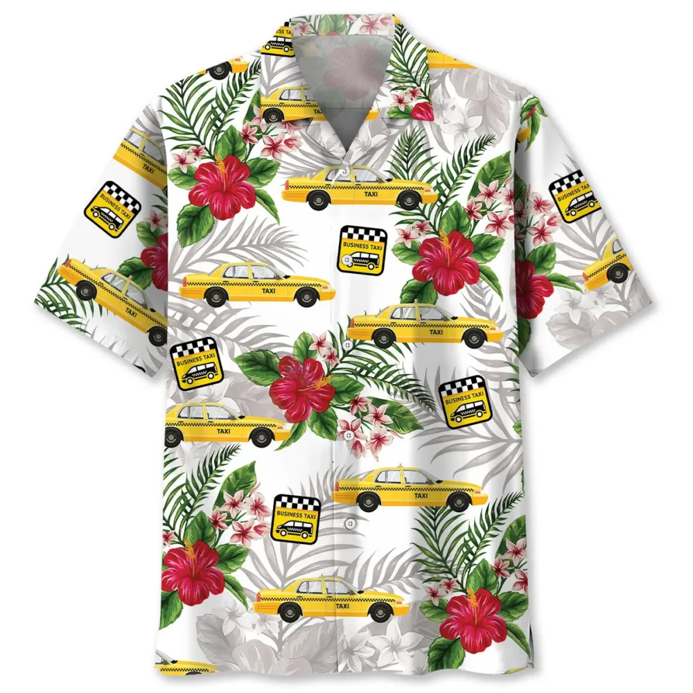Tropical Yellow Taxi Car Hawaiian Shirt BS2763522 - Been Store