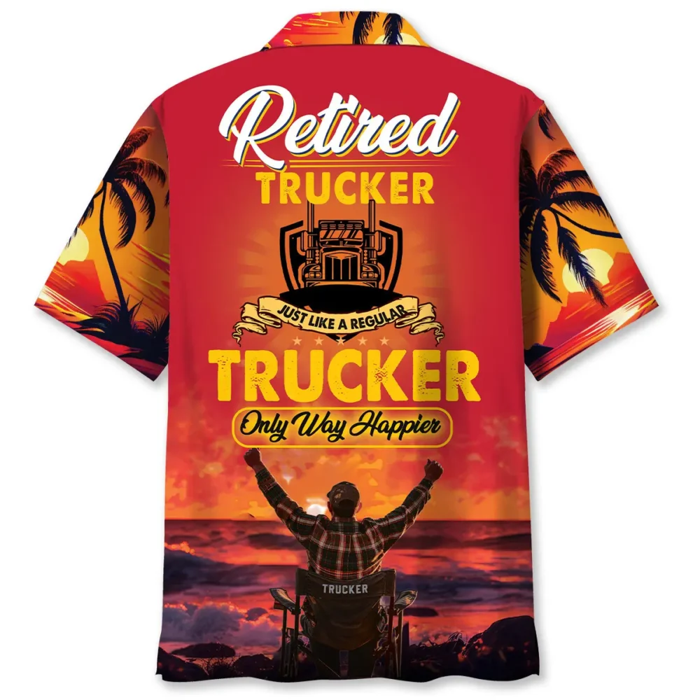 Trucker Retirement Hawaiian Shirt BS2763815 - Been Store