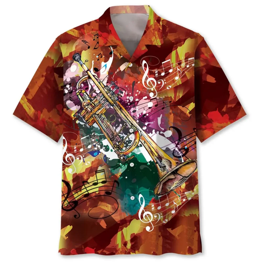 Trumpet Art Hawaiian Shirt BS2763396 - Been Store