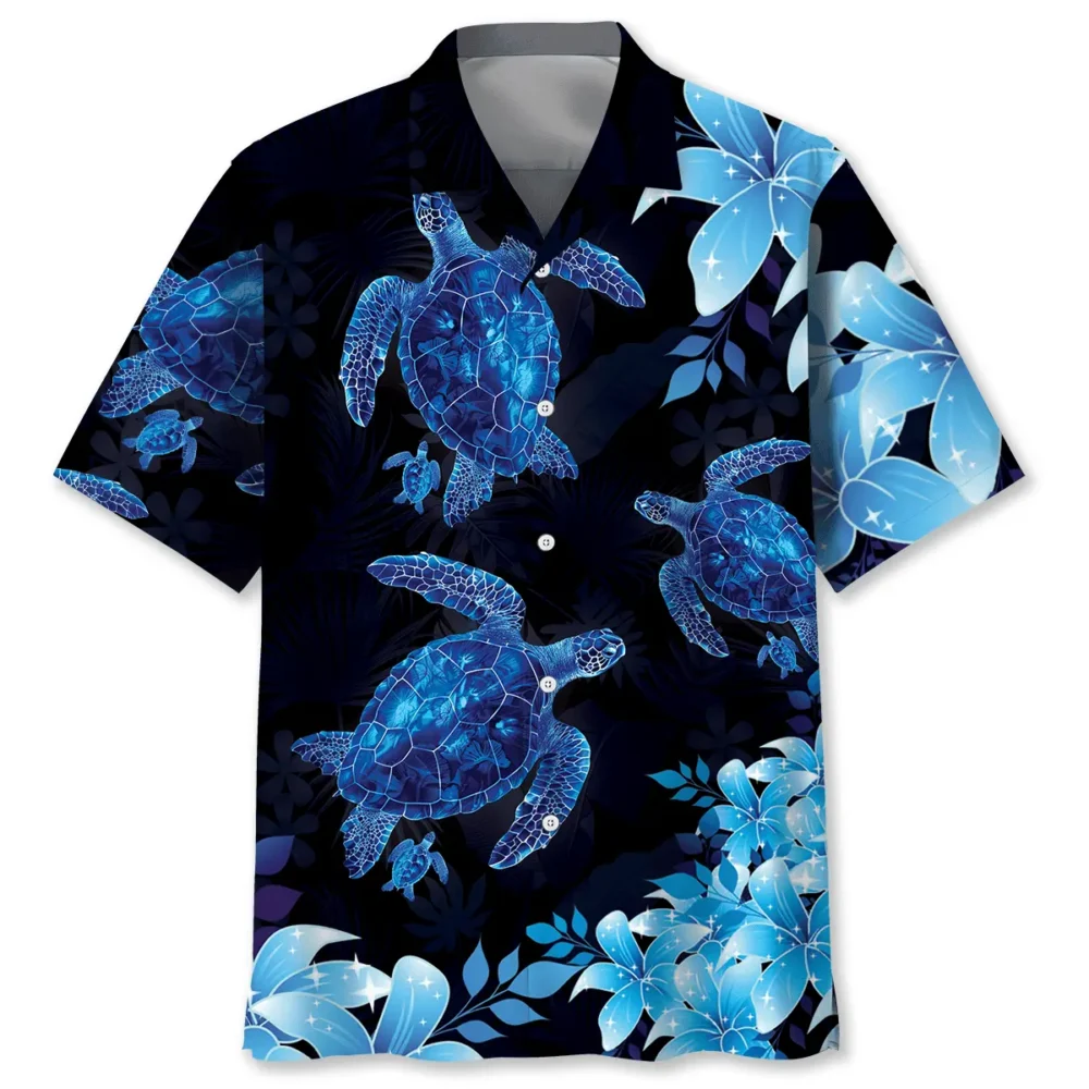 Turtle Hibiscus Hawaiian Shirt BS2763749 - Been Store