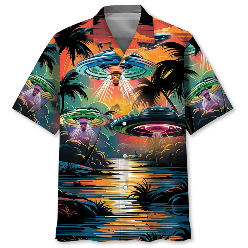 UFO On The Beach Hawaiian Shirt BS2763063 - Been Store