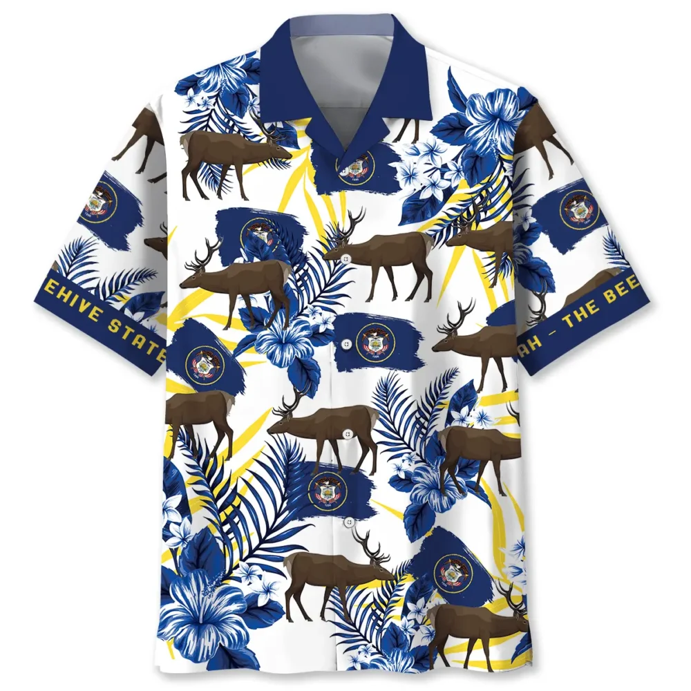 Utah Proud The Beehive State Hawaiian Shirt BS2763734 - Been Store