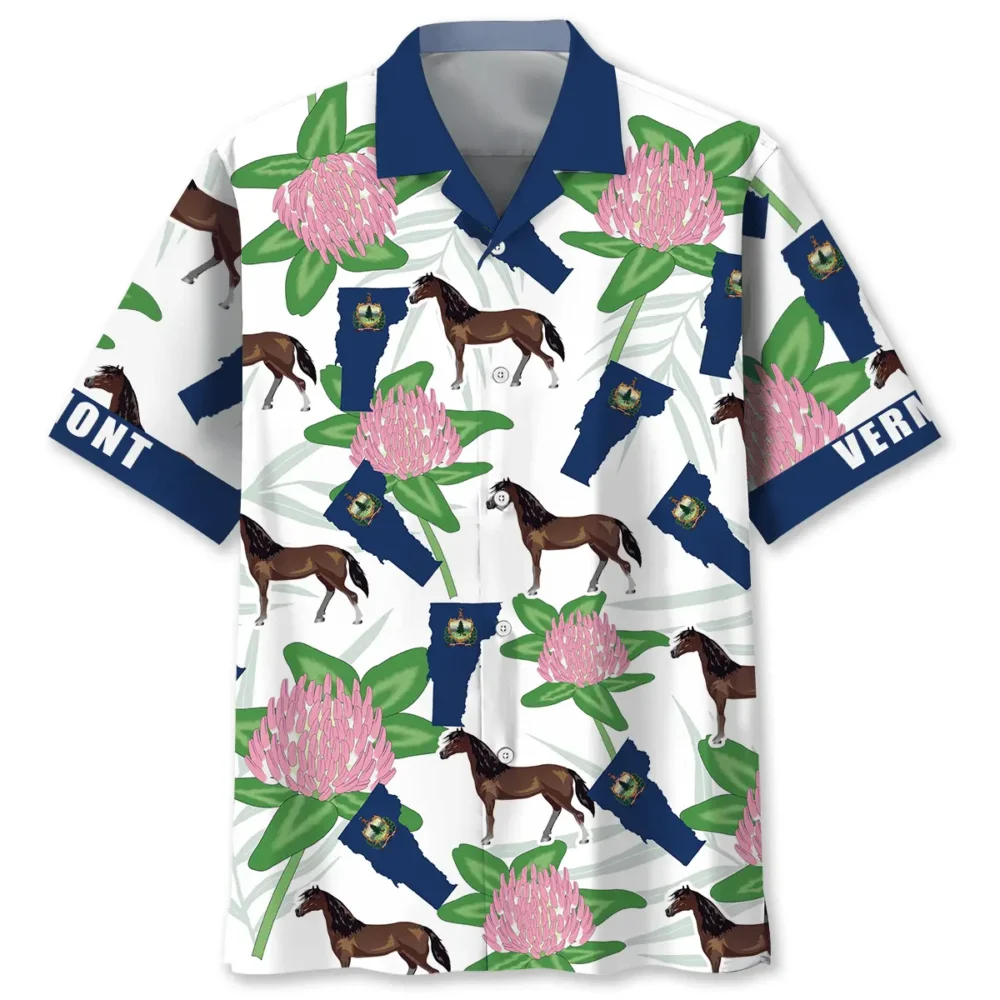 Vermont State Proud Hawaiian Shirt BS2763866 - Been Store