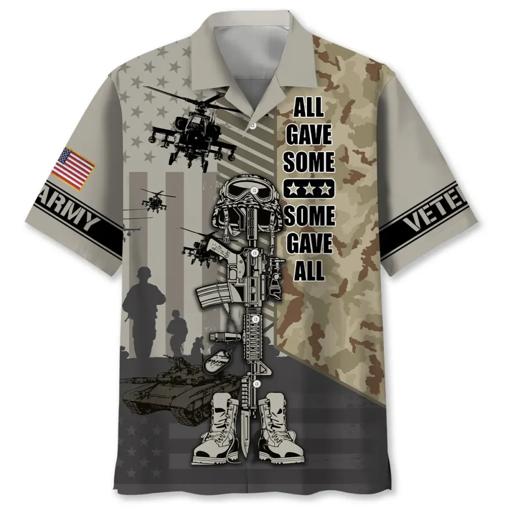 Veteran All Gave Some Some Gave All Hawaiian Shirt BS2763608 - Been Store