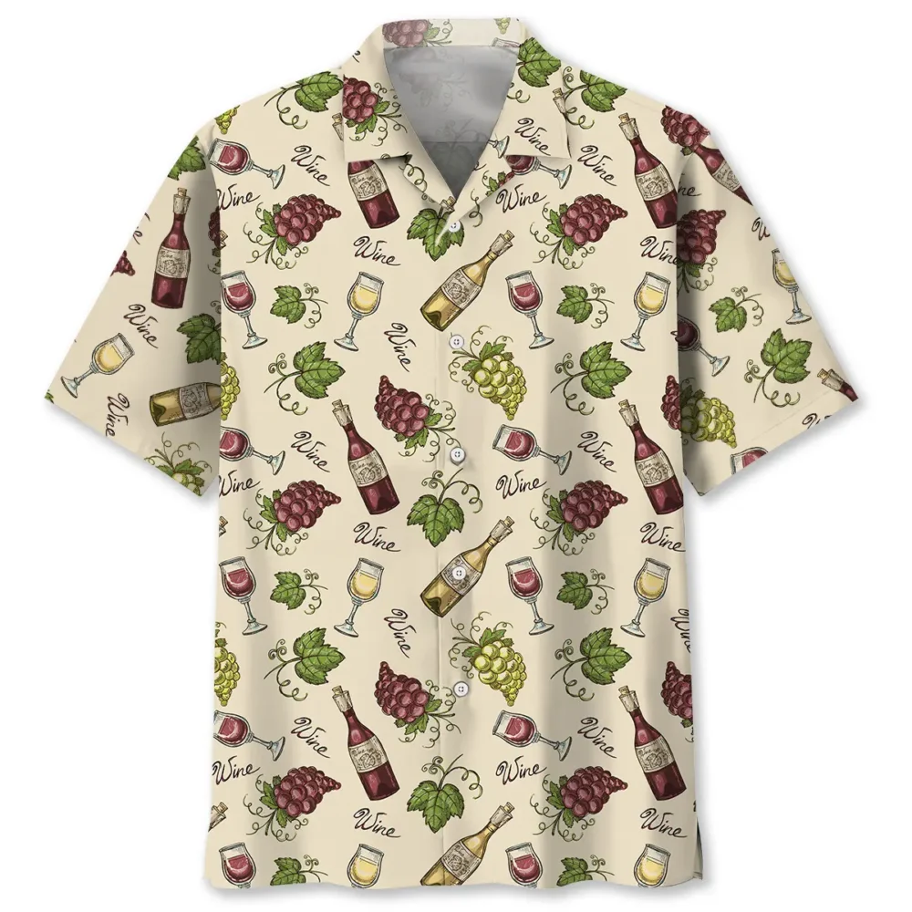 Vintage Classic Wine Hawaiian Shirt BS2763092 - Been Store