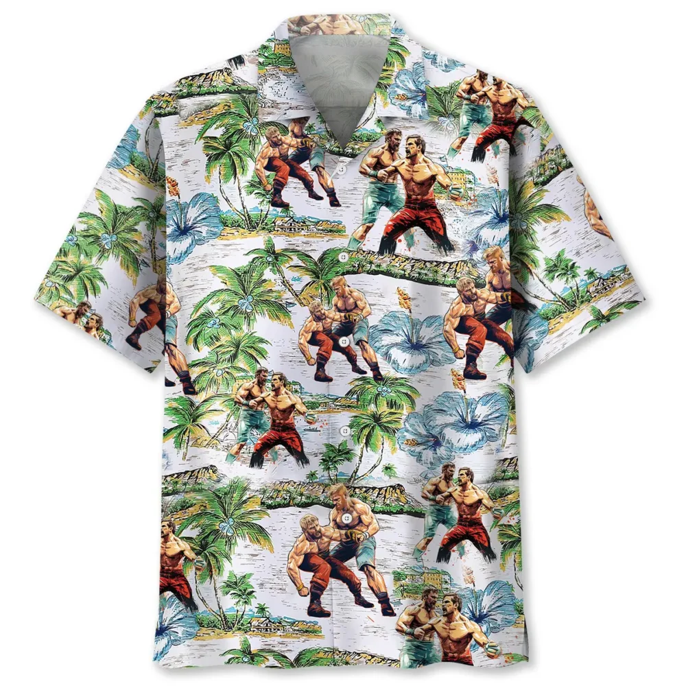 Vintage Color Wrestling Hawaiian Shirt BS2763172 - Been Store