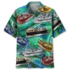 Vintage Pontoon Boat Hawaiian Shirt BS2763617 - Been Store