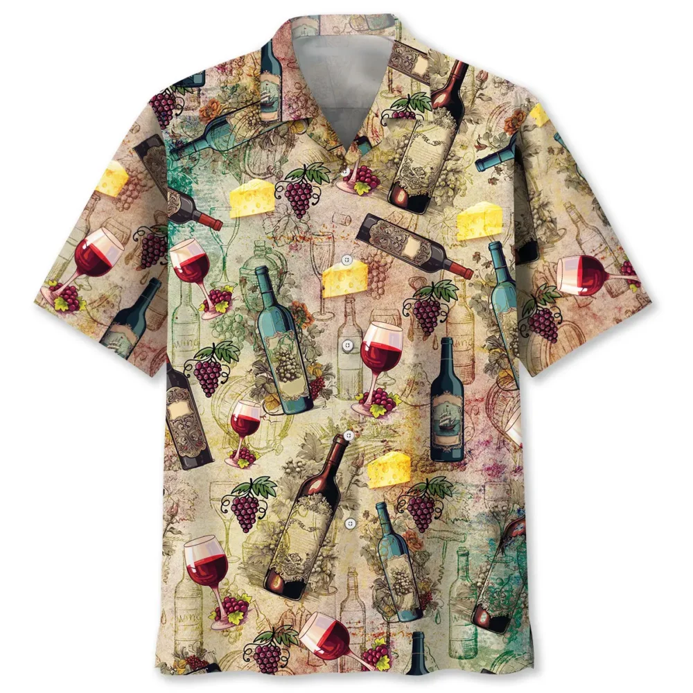 Vintage Wine Hawaiian Shirt BS2763091 - Been Store