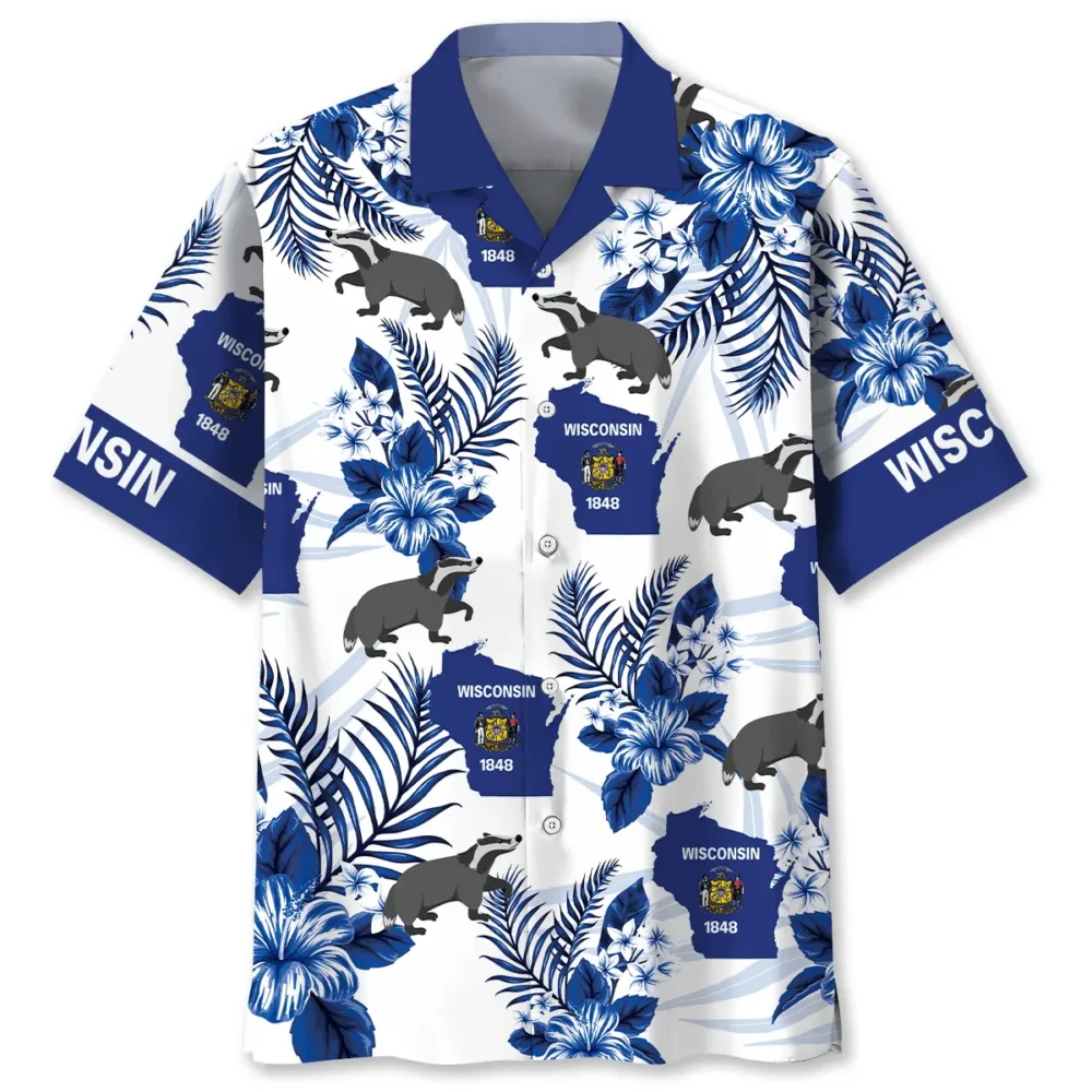 Wisconsin State Proud Hawaiian Shirt BS2763907 - Been Store