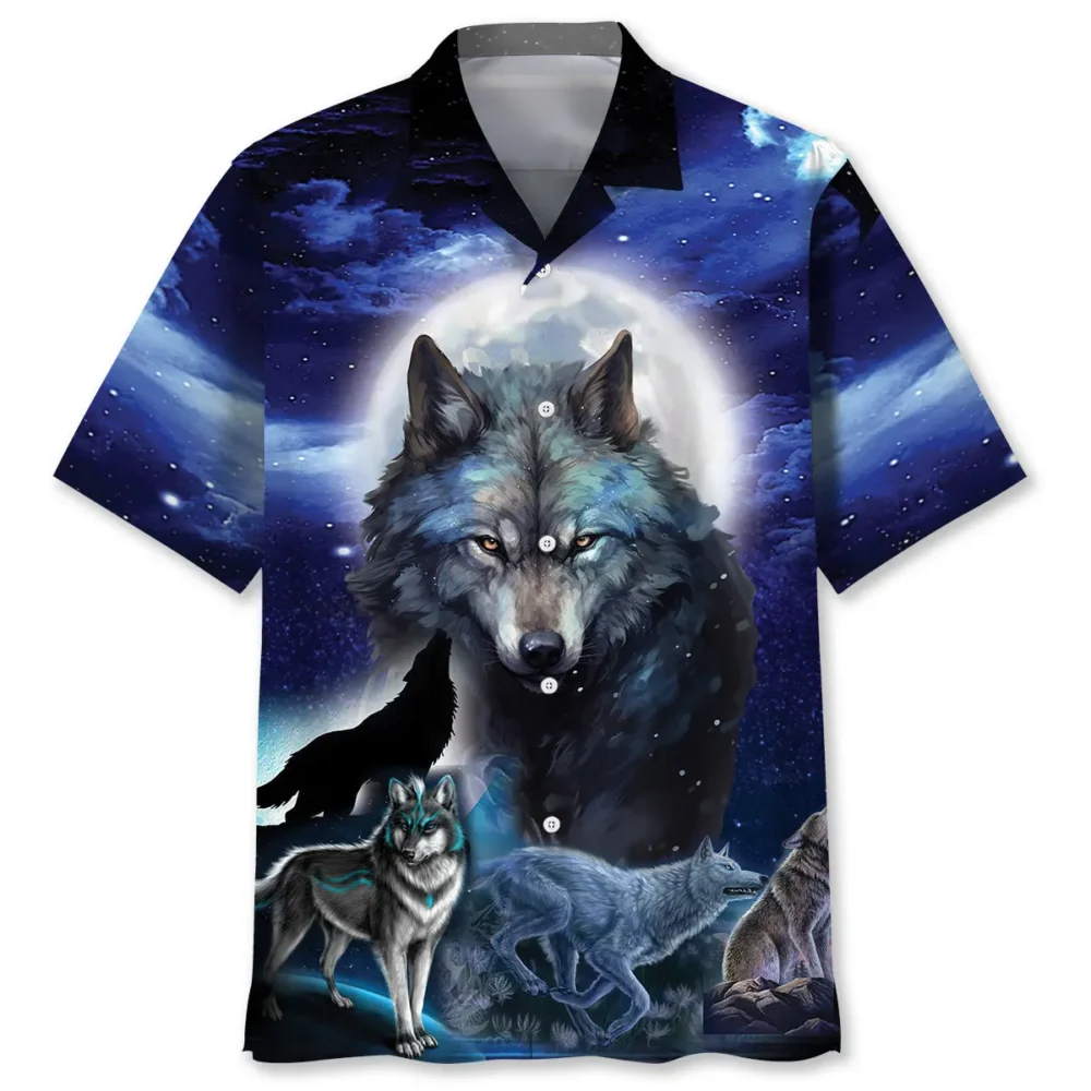 Wolf Moon Hawaiian Shirt BS2763099 - Been Store