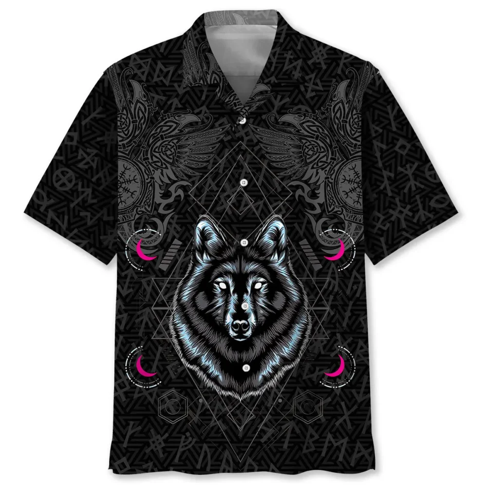 Wolf Viking Hawaiian Shirt BS2763102 - Been Store