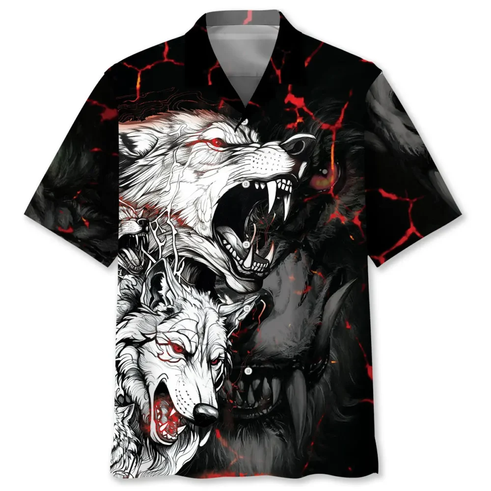 Wolfs Hawaiian Shirt BS2763104 - Been Store